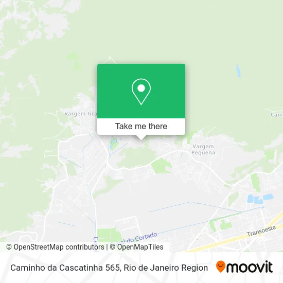 Caminho da Cascatinha 565 map