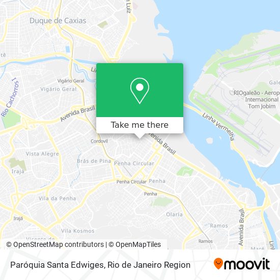 Paróquia Santa Edwiges map