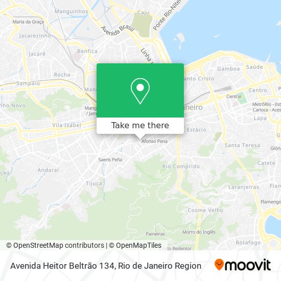 Mapa Avenida Heitor Beltrão 134