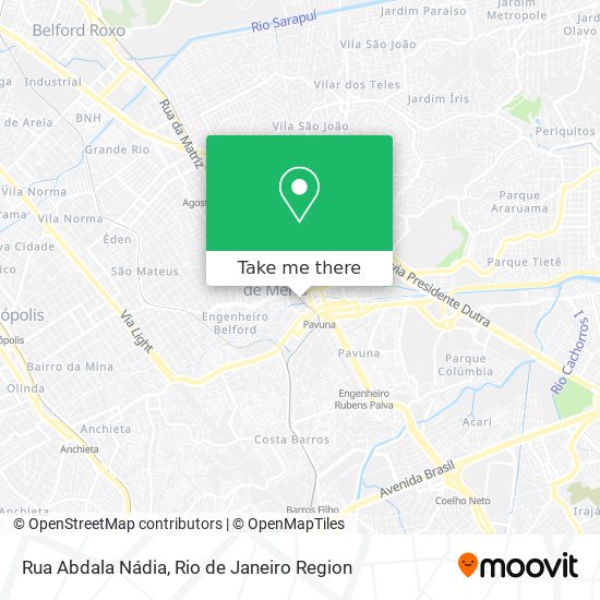 Mapa Rua Abdala Nádia