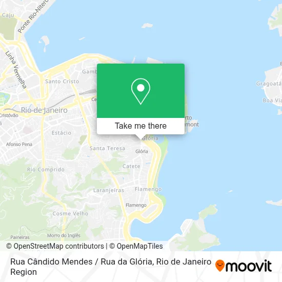 Rua Cândido Mendes / Rua da Glória map