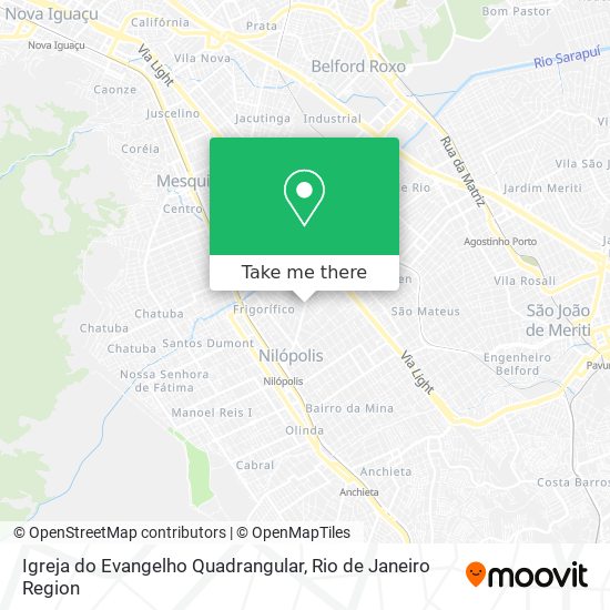 Igreja do Evangelho Quadrangular map