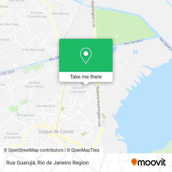Rua Guarujá map