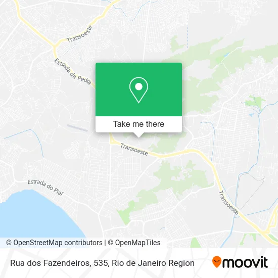 Rua dos Fazendeiros, 535 map