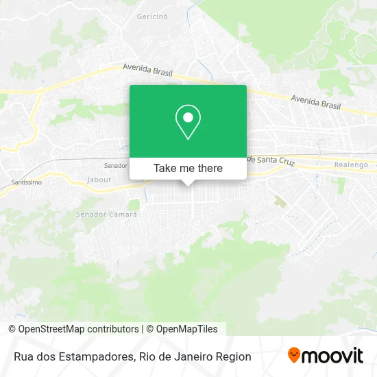 Rua dos Estampadores map