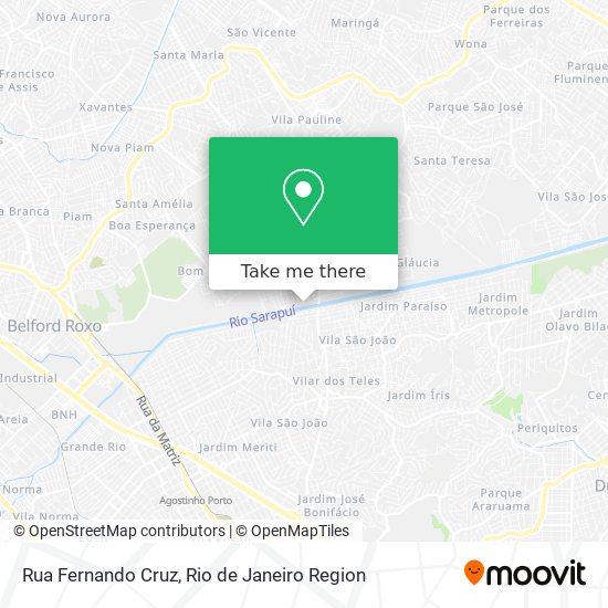 Rua Fernando Cruz map