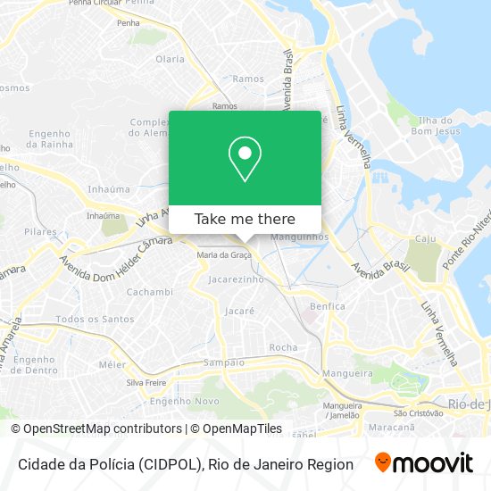 Mapa Cidade da Polícia (CIDPOL)