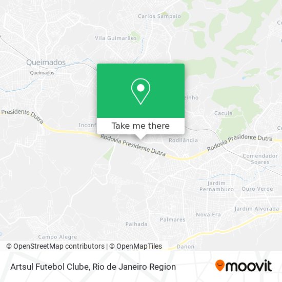 Artsul Futebol Clube map