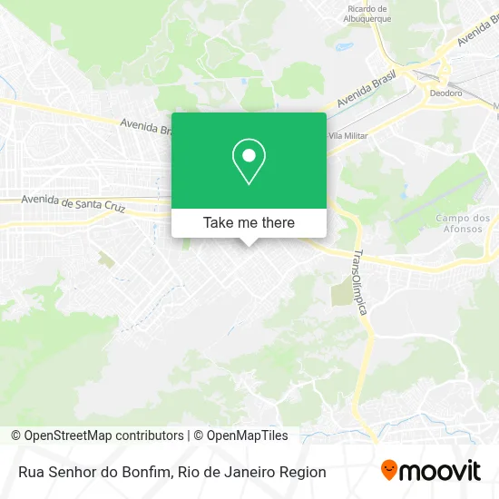 Rua Senhor do Bonfim map