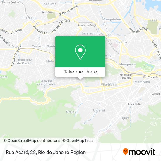 Rua Açaré, 28 map