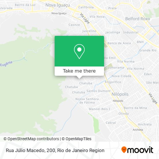 Rua Júlio Macedo, 200 map