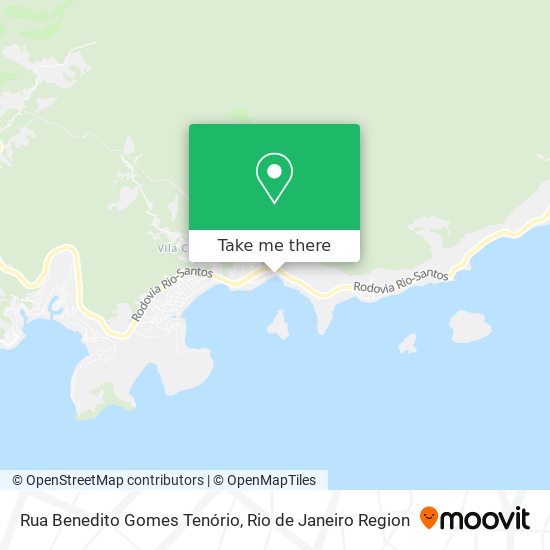 Rua Benedito Gomes Tenório map