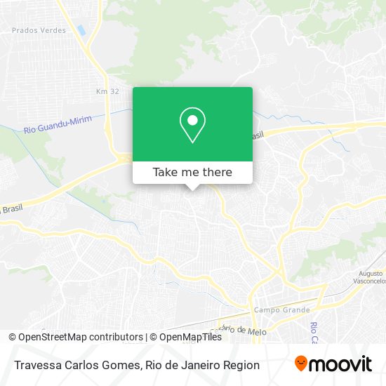 Mapa Travessa Carlos Gomes