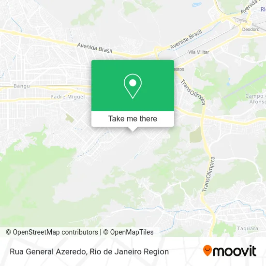 Rua General Azeredo map