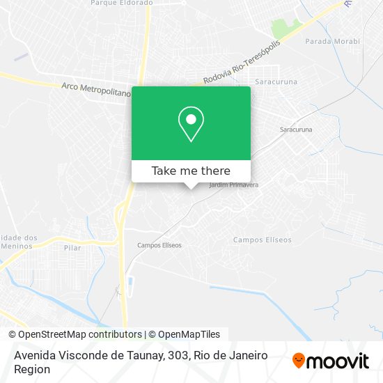 Avenida Visconde de Taunay, 303 map