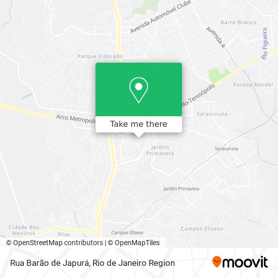 Rua Barão de Japurá map