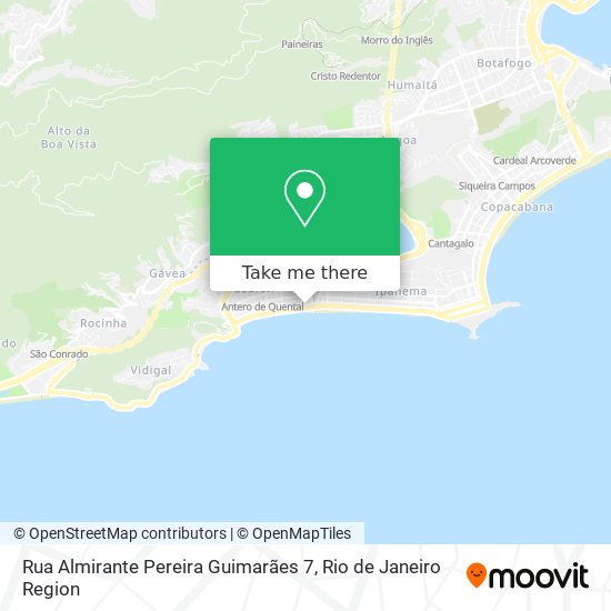Mapa Rua Almirante Pereira Guimarães 7