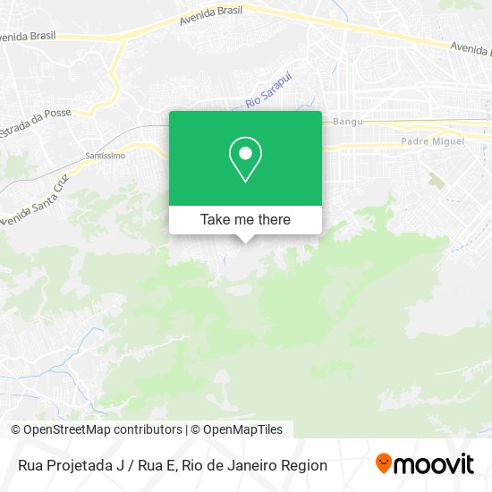 Rua Projetada J / Rua E map