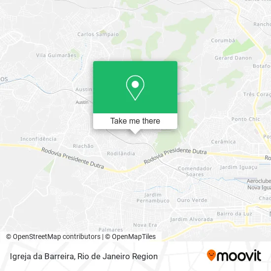 Igreja da Barreira map