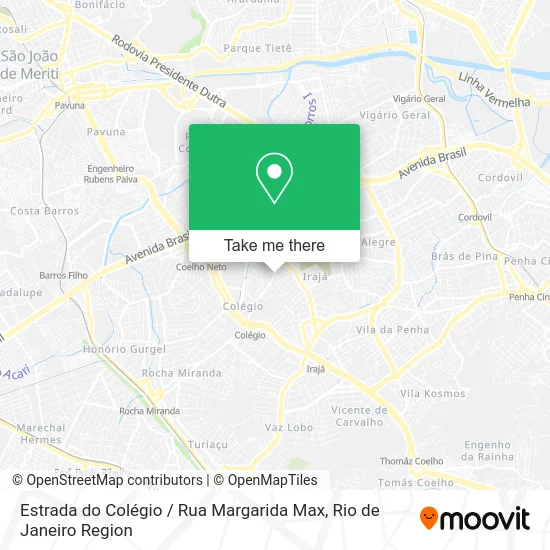 Estrada do Colégio / Rua Margarida Max map