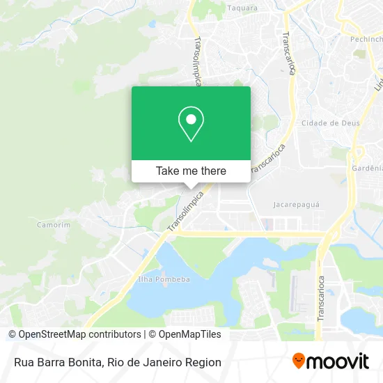 Rua Barra Bonita map