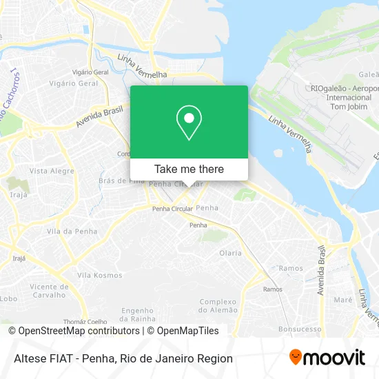 Altese FIAT - Penha map