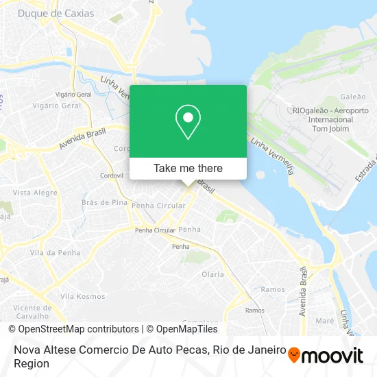 Nova Altese Comercio De Auto Pecas map