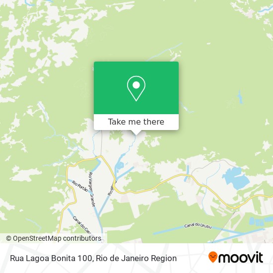 Rua Lagoa Bonita 100 map