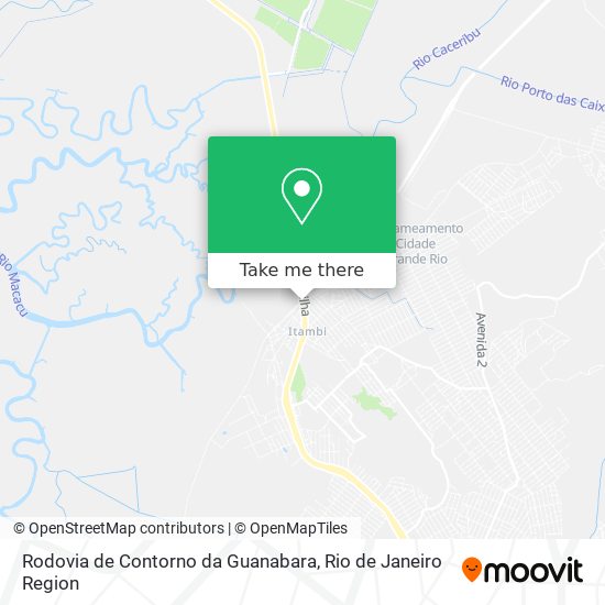 Rodovia de Contorno da Guanabara map