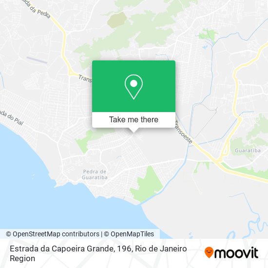 Estrada da Capoeira Grande, 196 map