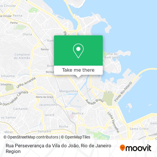 Rua Perseverança da Vila do João map