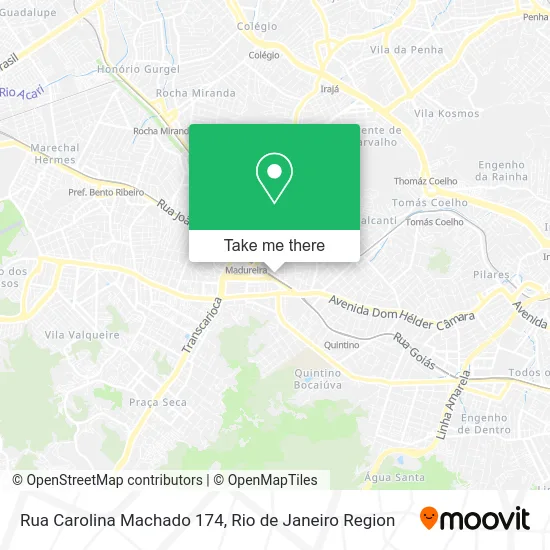 Rua Carolina Machado 174 map