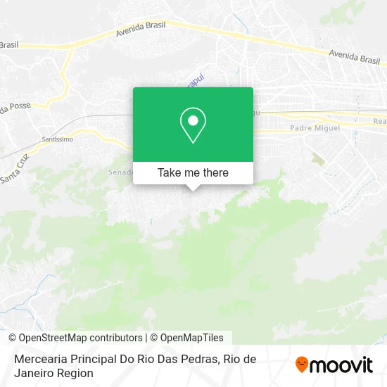 Mercearia Principal Do Rio Das Pedras map