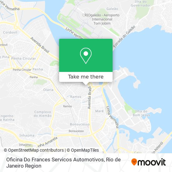 Oficina Do Frances Servicos Automotivos map