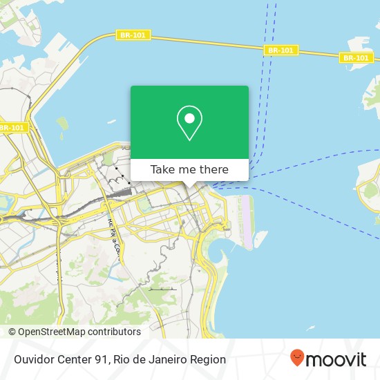 Ouvidor Center 91 map