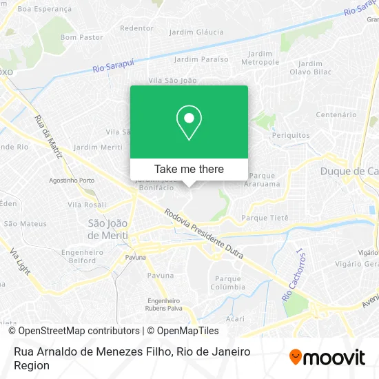 Rua Arnaldo de Menezes Filho map