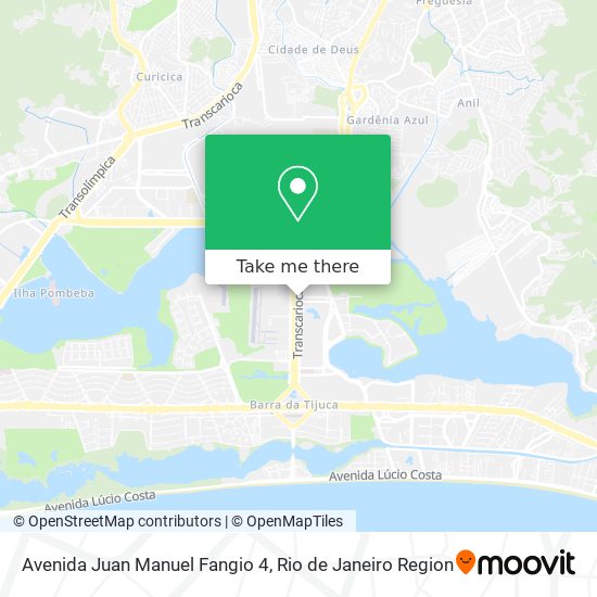 Mapa Avenida Juan Manuel Fangio 4