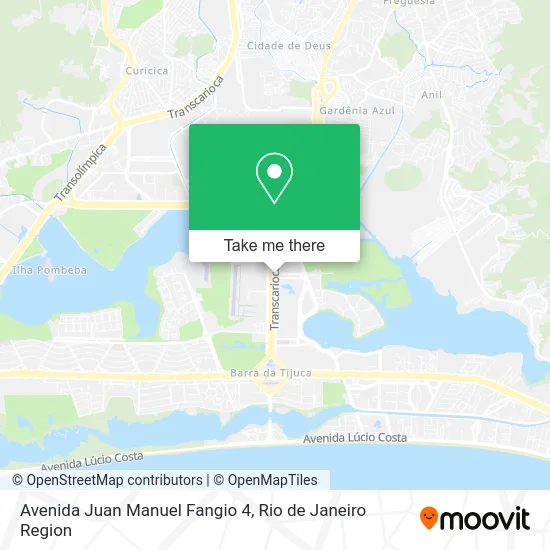 Avenida Juan Manuel Fangio 4 map