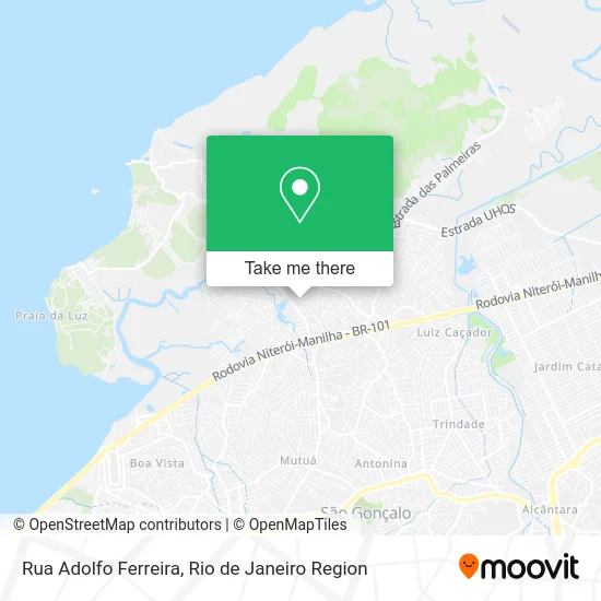 Rua Adolfo Ferreira map