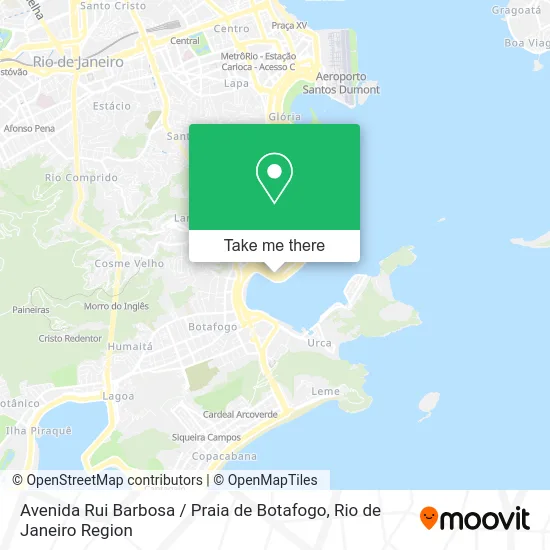 Avenida Rui Barbosa / Praia de Botafogo map