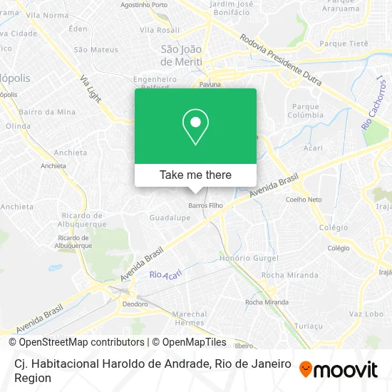 Cj. Habitacional Haroldo de Andrade map