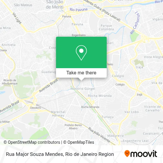 Rua Major Souza Mendes map