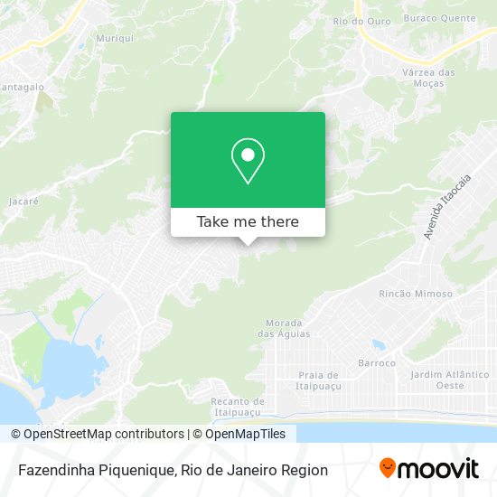 Fazendinha Piquenique map