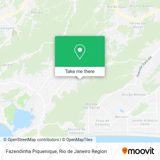 Fazendinha Piquenique map