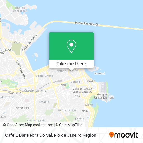 Mapa Cafe E Bar Pedra Do Sal