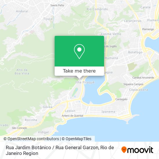 Rua Jardim Botânico / Rua General Garzon map