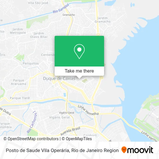 Posto de Saude Vila Operária map
