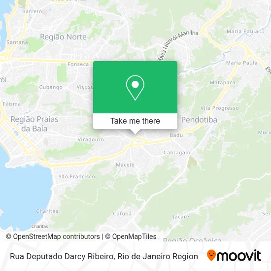 Rua Deputado Darcy Ribeiro map