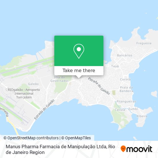 Mapa Manus Pharma Farmacia de Manipulação Ltda