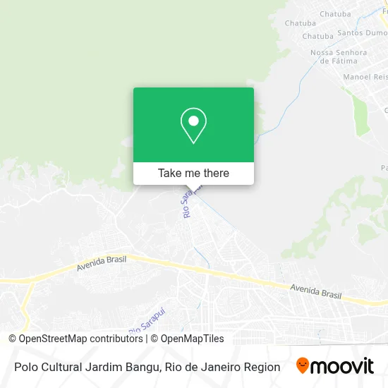 Polo Cultural Jardim Bangu map